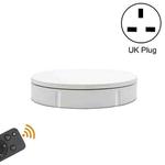 30cm Remote Control Speed Electric Turntable Sample Display Stand, Specification:UK Plug(White)