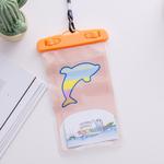 10 PCS Large Outdoor Photo Transparent Waterproof Cartoon Mobile Phone Bag, Style:Dolphin