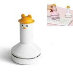 3W USB Mini Car Cartoon Office Desktop Keyboard Cleaner Vacuum Cleaner, Model number:C503-1(White)