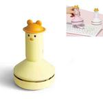 3W USB Mini Car Cartoon Office Desktop Keyboard Cleaner Vacuum Cleaner, Model number:C503-1(Yellow)