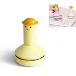 3W USB Mini Car Cartoon Office Desktop Keyboard Cleaner Vacuum Cleaner, Model number:C503-2(Yellow)