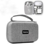 Power Adapter Headset Data Cable Portable Storage Bag For Macbook Air/Pro Notebook(Gray)