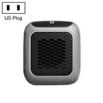 Home Portable Wall-mounted Small Air Heater, Specification:US Plug(Gray)