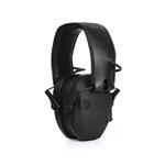 Outdoor Hunting Tactical Noise Cancelling Earphones Electronic Shooting Hearing Protection Foldable Earmuffs(Black)