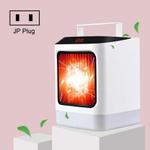 Desktop Heater With Cooling And Heating Dual Purpose Heater With Colorful Night Light Function, Style:Without Remote Control, Plug Type:JP Plug