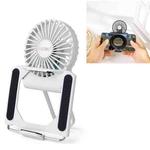 CHOZONSS P30 Multi-Function Fan Portable Handheld Cooling Stand Mobile Phone Radiator(White)