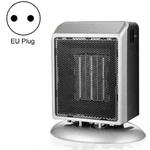 Mini Heater With Two-Stage Adjustable Desktop Heater, Plug Type:EU Plug(Silver)