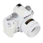Non-Working Fake Dummy DSLR Camera Model DF Model Room Props Ornaments Display Photo Studio Camera Model Props, Color:White(Without Hood)