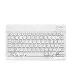 YS-001 7-8 inch Tablet Phones Universal Mini Wireless Bluetooth Keyboard, Style:Only Keyboard(White)
