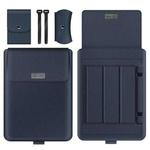 A2 4 in 1 Computer Bracket Liner Bag Storage Bag, Size:13/14 inch(Dark Blue)