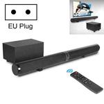 LP-1807P 45W Home Theater Audio Subwoofer Echo Wall Soundbar, Plug Type:EU Plug(Black)