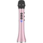 L-698 K Song Microphone Mobile Phone Bluetooth Wireless Microphone Audio Integrated KTV(Rose Gold)