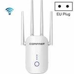 COMFAST CF-WR758AC Dual Frequency 1200Mbps Wireless Repeater 5.8G WIFI Signal Amplifier, EU Plug