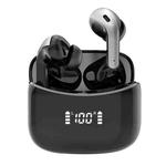 Wireless Touch Digital Display Bluetooth Earphone(Black)