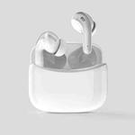 Wireless Touch Digital Display Bluetooth Earphone(White)