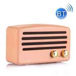 T5 Retro Gramophone Bluetooth Speaker Portable Wireless Outdoor Mini Speaker(Pink)