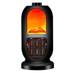 Winter Home And Office Dual-Use Mini Heater Quick-Heating Electric Heater, CN Plug(Black)