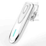 F03 Single Ear Voice Control Ultra-Long Standby Stereo Hanging Ear Wireless Bluetooth Headset(White)