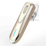 F03 Single Ear Voice Control Ultra-Long Standby Stereo Hanging Ear Wireless Bluetooth Headset(Tyrant Gold)