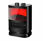 Winter Home And Office Dual-Purpose Shaking Head Heater Speed Heating Heater, CN Plug(Black)