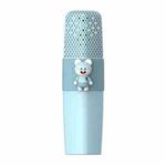 K9 Children Wireless Bluetooth Mobile Phone K Song Treasure Microphone Audio(Blue Mouse)