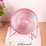 Household Heater Small Sun Electric Fan Mini Heater Desktop Heater, CN Plug, Colour: (Six Inches) Pink