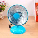 Household Heater Small Sun Electric Fan Mini Heater Desktop Heater, CN Plug, Colour: (Nine Inch) Blue