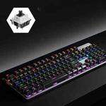 Inphic V910 Mechanical Metal Wired Keyboard Full-key Non-rush Gaming Keyboard, Cable Length: 1.5m, Colour: Iron Gray Black Axis