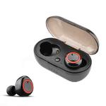 Y50 Sports Outdoor TWS Bluetooth 5.0 Touch Wireless Headphones(Black Red)