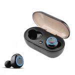 Y50 Sports Outdoor TWS Bluetooth 5.0 Touch Wireless Headphones(Black Blue)