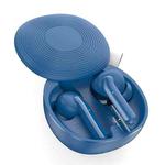 V1 TWS Noise Cancelling Binaural Stereo Digital Display Wireless Bluetooth Earphone(Affectionate Blue)