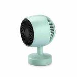 Home Desktop Vertical Heater Mini Small Mute Heating And Cooling Dual-Purpose Hot Fan, CN Plug(Green)