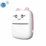 C9 Mini Thermal Printer Bluetooth Photo Printer Student Homework Mistakes Collections Printer(English Version Pink)