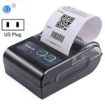 58HB6 Portable Bluetooth Thermal Printer Label Takeaway Receipt Machine, Supports Multi-Language & Symbol/Picture Printing, Model: US Plug (English)