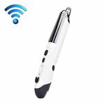 PR-08 1600DPI 6 Keys 2.4G Wireless Electronic Whiteboard Pen Multi-Function Pen Mouse PPT Flip Pen(White)