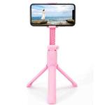 H5 Mobile Phone Single-Axis Stabilizer Anti-Shake Gimbal Bluetooth Selfie Stick Live Holder(Pink)
