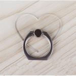 10 PCS Universal Multi-function Paste Snap-on Transparent Mobile Phone Holder(Heart)