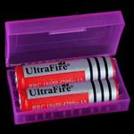 5 PCS Battery Storage Case Plastic Box for 2 x 18650  / 4 x 16340  Batteries(Pink)