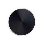 10 PCS CD Texture Aluminum Alloy Magnetic Sheet Magnetic Patch Set For Car Phone Holder, With Alcohol Cotton Sheet And Protective Film(Black)