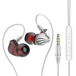In-Ear Earphone Bass Mobile Phone Game Sports Wired Headset(Silver)