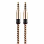 3.5mm Male To Male Car Stereo Gold-Plated Jack AUX Audio Cable For 3.5mm AUX Standard Digital Devices, Length: 3m(Golden)