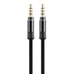 3.5mm Male To Male Car Stereo Gold-Plated Jack AUX Audio Cable For 3.5mm AUX Standard Digital Devices, Length: 3m(Black)