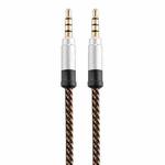 3.5mm Male To Male Car Stereo Gold-Plated Jack AUX Audio Cable For 3.5mm AUX Standard Digital Devices, Length: 3m(Brown)