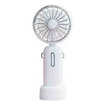 WT-F40 Household Outdoor Handheld Flip Fan Portable USB Retro Folding Desktop Fan(Pearl White)