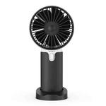 Desktop Portable Handheld Mini Silent Fan, Colour: X2 Black