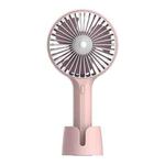 Desktop Portable Handheld Mini Silent Fan, Colour: X3 Pink