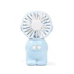 FY040 2 PCS Portable Outdoor USB Handheld Fan Desktop Office Mini Night Light Fan(Blue)