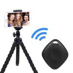 3 PCS Bluetooth Remote Control Diamond-Shaped Selfie Mobile Phone Camera Remote Control(Black)