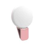 2 PCS  Mobile Phone Fill Light Camera Photo LED Selfie Light(Pink)