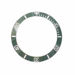 For Rolex Stainless Steel Diving Watch Case Accessories(Green Ring)